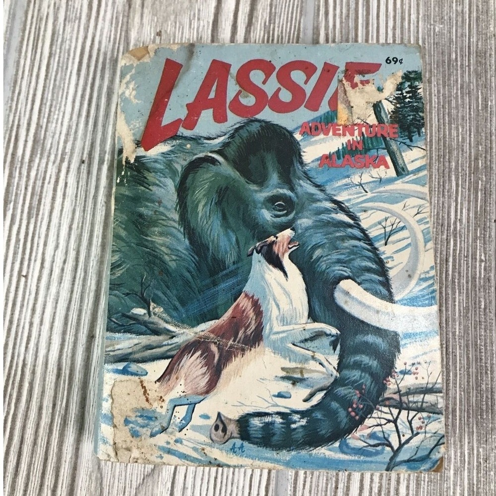 Vintage Lassie Adventure in Alaska Whitman Big Little Book 575-1 Collectible